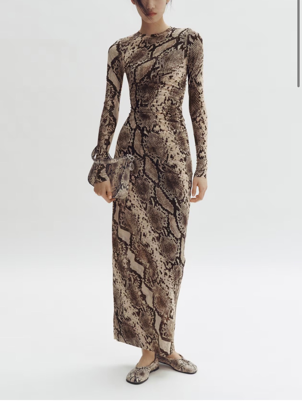STELLA MCCARTNEY H&M
SNAKESKIN-PRINT MESH DRESS